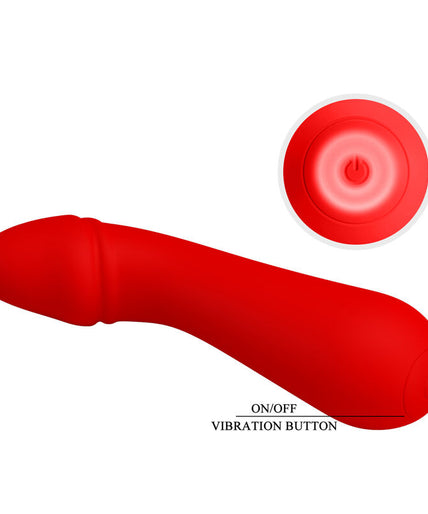 PRETTY LOVE - CETUS RECHARGEABLE VIBRATOR RED