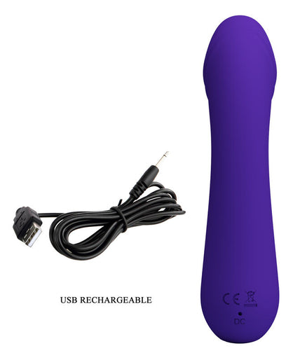 PRETTY LOVE - CETUS RECHARGEABLE VIBRATOR PURPLE