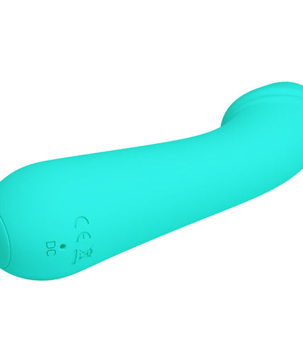 PRETTY LOVE - CETUS RECHARGEABLE VIBRATOR AQUA GREEN