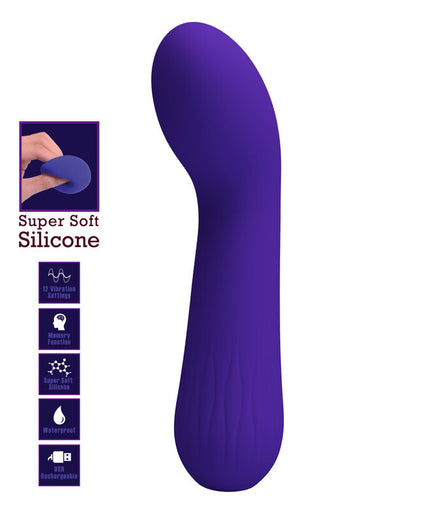 PRETTY LOVE - FAUN RECHARGEABLE VIBRATOR PURPLE
