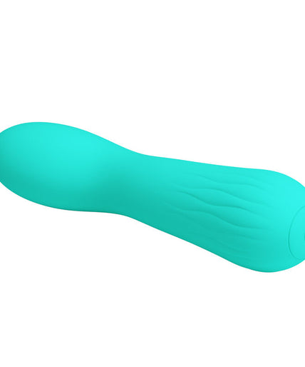 PRETTY LOVE - FAUN RECHARGEABLE VIBRATOR AQUA GREEN
