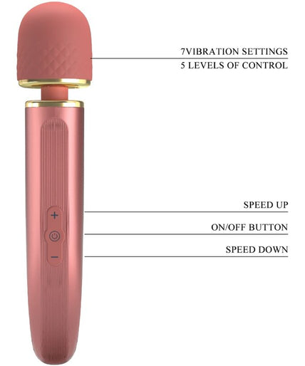 PRETTY LOVE - MASSAGER 7 VIBRATION MODES PINK
