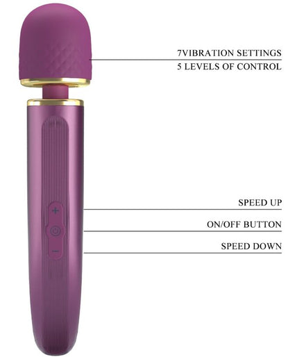PRETTY LOVE - MASSAGER 7 VIBRATION MODES PURPLE