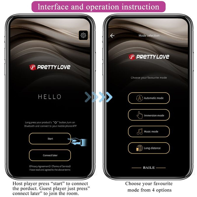 Pretty Love – Jayleen Vibrator met App-afstandsbediening Paars