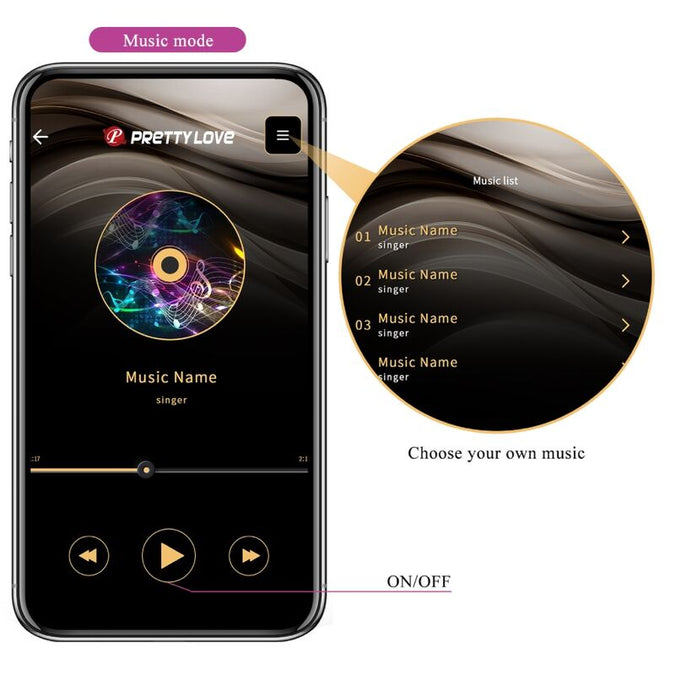 Pretty Love – Jayleen Vibrator met App-afstandsbediening Paars