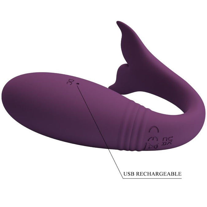 Pretty Love – Jayleen Vibrator met App-afstandsbediening Paars