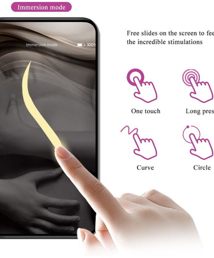 PRETTY LOVE - CATALINA VIBRATOR APP REMOTE CONTROL PURPLE