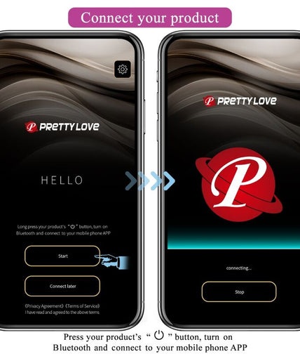 PRETTY LOVE - CATALINA VIBRATOR APP REMOTE CONTROL PURPLE