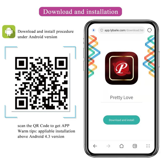 PRETTY LOVE - JEFFERSON APP GESTUURDE ANALE PLUG PAARS