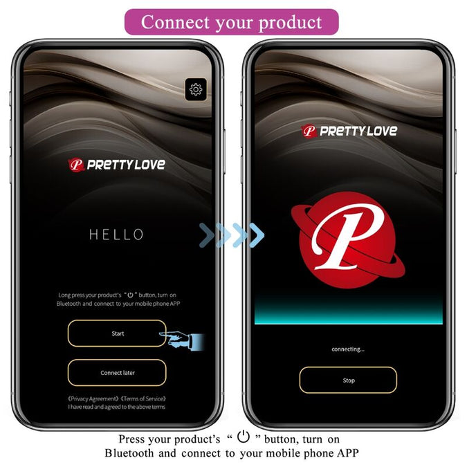 PRETTY LOVE - JEFFERSON APP GESTUURDE ANALE PLUG PAARS