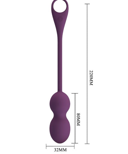 PRETTY LOVE - ELVIRA KEGEL BALLS APP REMOTE CONTROL PURPLE