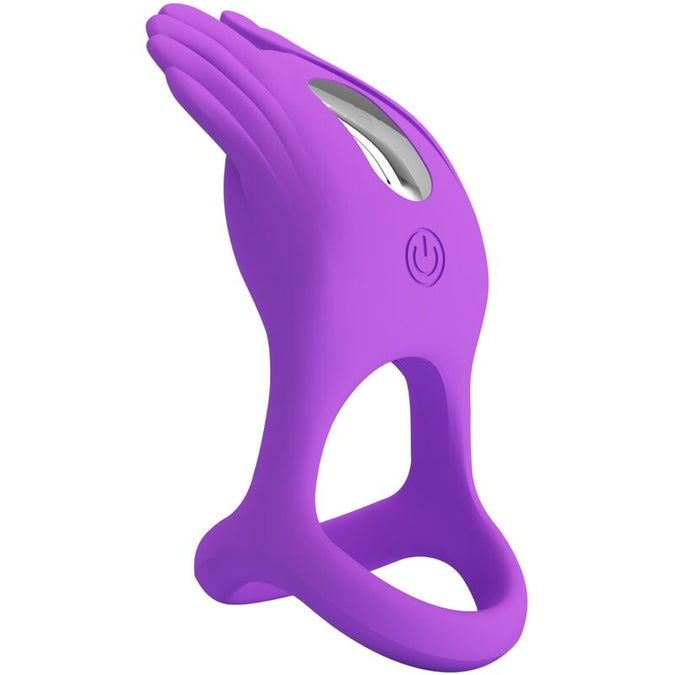 PRETTY LOVE - SILAS VIBRERENDE PENISRING 7 TRILLINGEN PAARS SILICONE