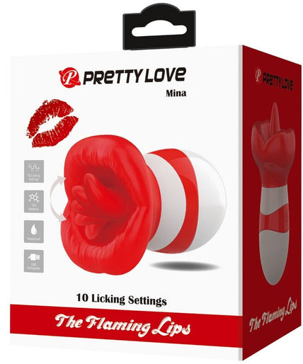 Pretty Love – Mina Tongue Stimulator Light Red