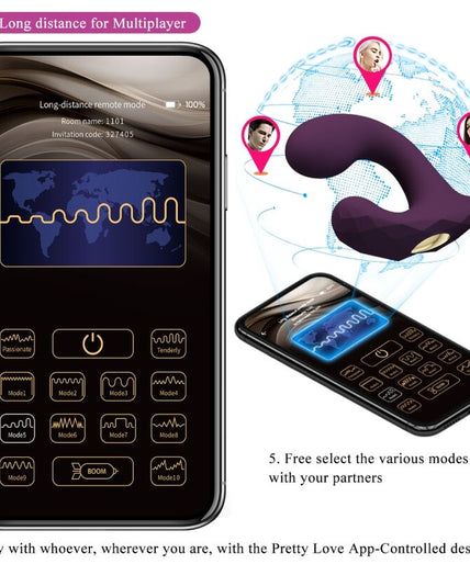 PRETTY LOVE - BILLY VIBRATION REMOTE CONTROL PURPLE FREE APP