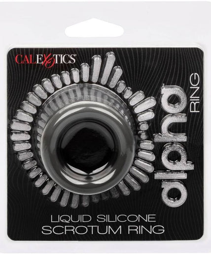 CALEXOTICS - ALPHA SCROTUM STRETCHING RING BLACK