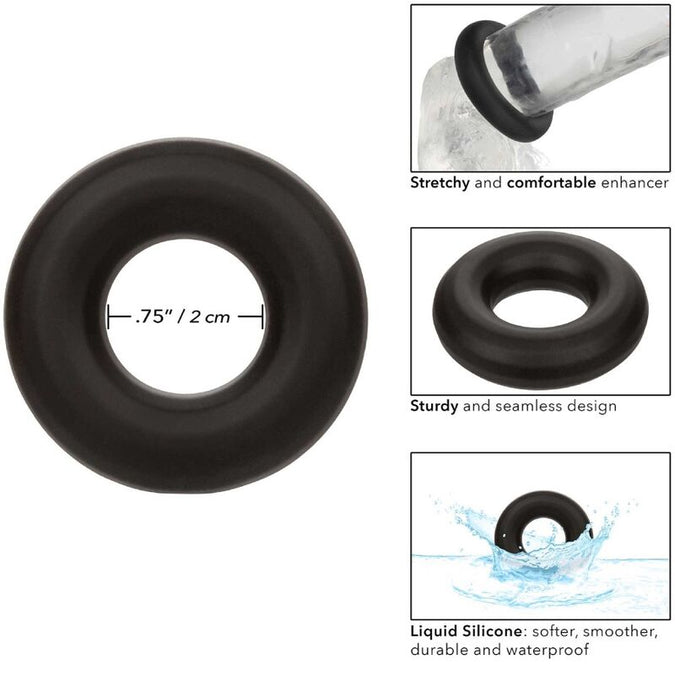 Calexotics – Alpha Prolong Medium Ring Zwart