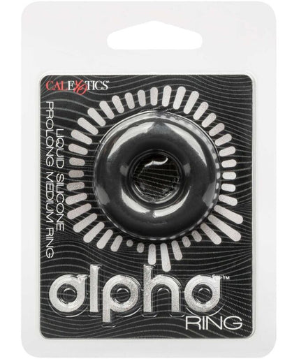 CALEXOTICS - ALPHA PROLONG MEDIUM RING BLACK