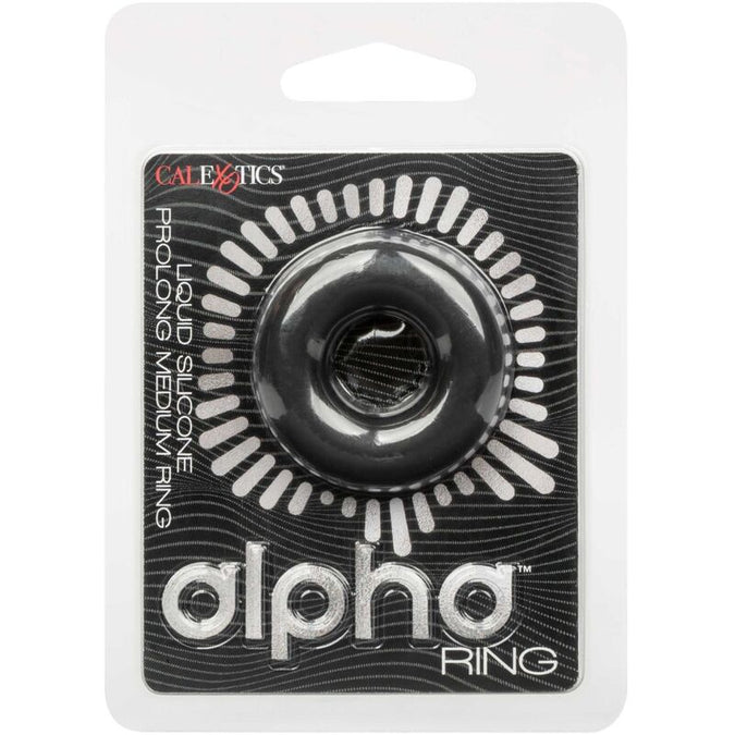 Calexotics – Alpha Prolong Medium Ring Zwart