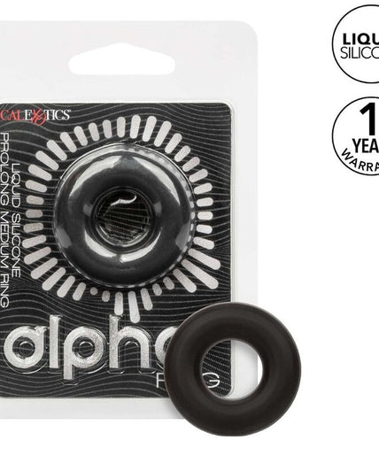 CALEXOTICS - ALPHA PROLONG MEDIUM RING BLACK