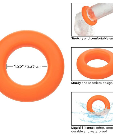 CALEXOTICS - ALPHA PROLONG LARGE RING ORANGE