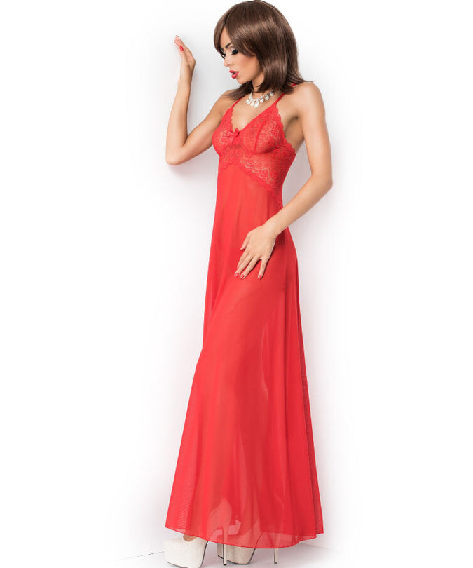 Chilirose – Cr 3883 Babydoll Long Red L/xl