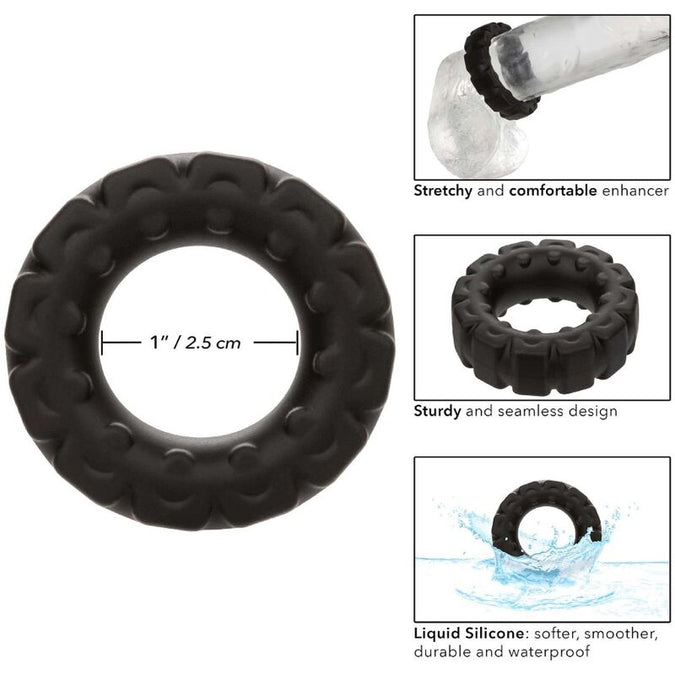 CALEXOTICS - ALPHA PROLONG TREAD RING ZWART