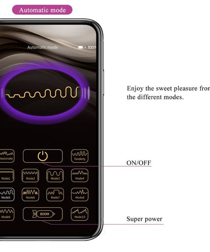 PRETTY LOVE - DOREEN PURPLE RECHARGEABLE VIBRATING EGG