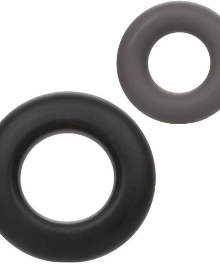 CALEXOTICS - ALPHA PROLONG SET OF 2 RING GREY