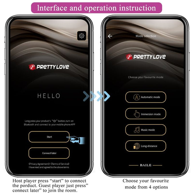 Pretty Love – August Fernbedienung Global Doppeltes Pleasure Vibrator