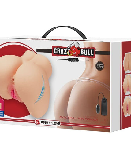 CRAZY BULL - REALISTIC VAGINA AND ANUS MILA VIBRATOR