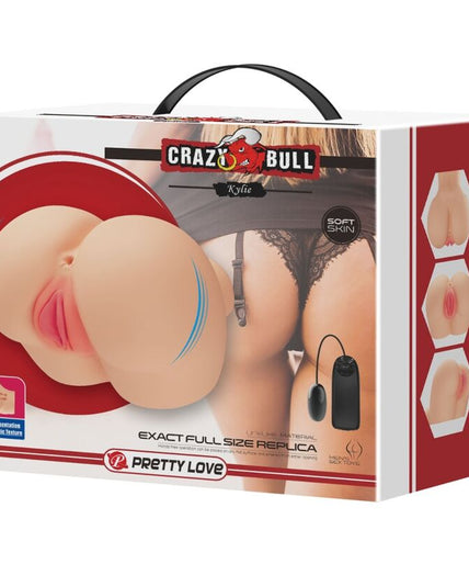CRAZY BULL - REALISTIC VAGINA AND ANUS KYLIE VIBRATOR