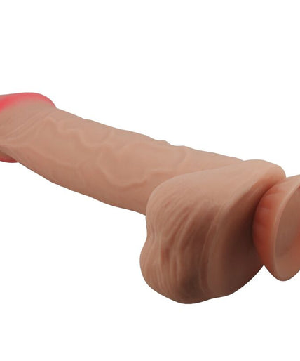 PRETTY LOVE - SLIDING SKIN SERIES REALISTIC DILDO WITH SLIDING SKIN SUCTION CUP FLESH 26 CM