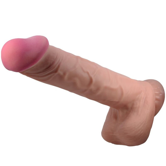 Pleasurements – Pretty Love – Sliding Skin Realistic Dildo Brown 26 Cm