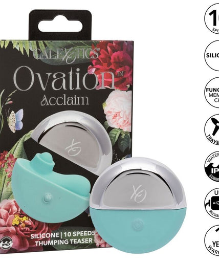 CALEXOTICS - OVATION ACCLAIM STIMULATOR AQUA GREEN