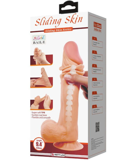 Pretty Love – Sliding Skin Realistic Dildo Flesh 24 cm