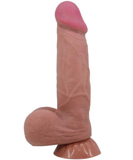 Pleasurements – Pretty Love – Sliding Skin Realistische Dildo Bruin 21,8 Cm