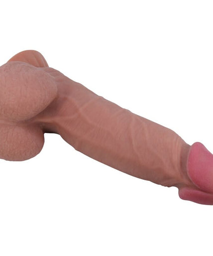 Pleasurements – Pretty Love – Sliding Skin Realistische Dildo Bruin 21,8 Cm