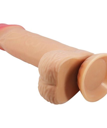 PRETTY LOVE - SLIDING SKIN SERIES REALISTISCHE DILDO MET BEWEEGBARE HUID ZUIGNAP 20.6 CM