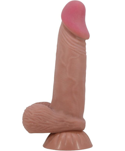 Pleasurements – Pretty Love – Sliding Skin Realistische Dildo Bruin 19,4 Cm