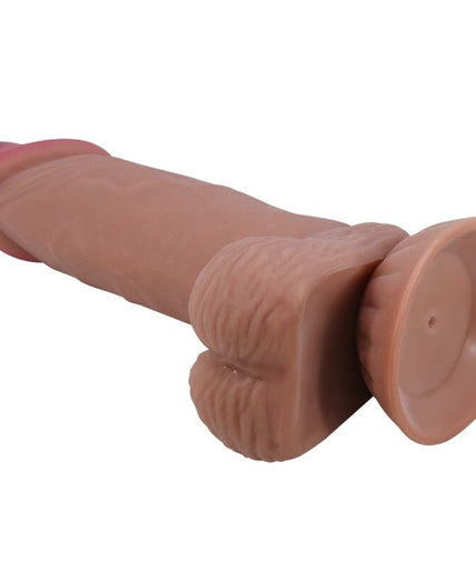 Pleasurements – Pretty Love – Sliding Skin Realistic Dildo Brown 19.4 Cm