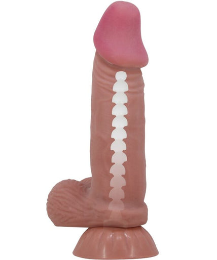Pleasurements – Pretty Love – Sliding Skin Realistic Dildo Brown 19.4 Cm