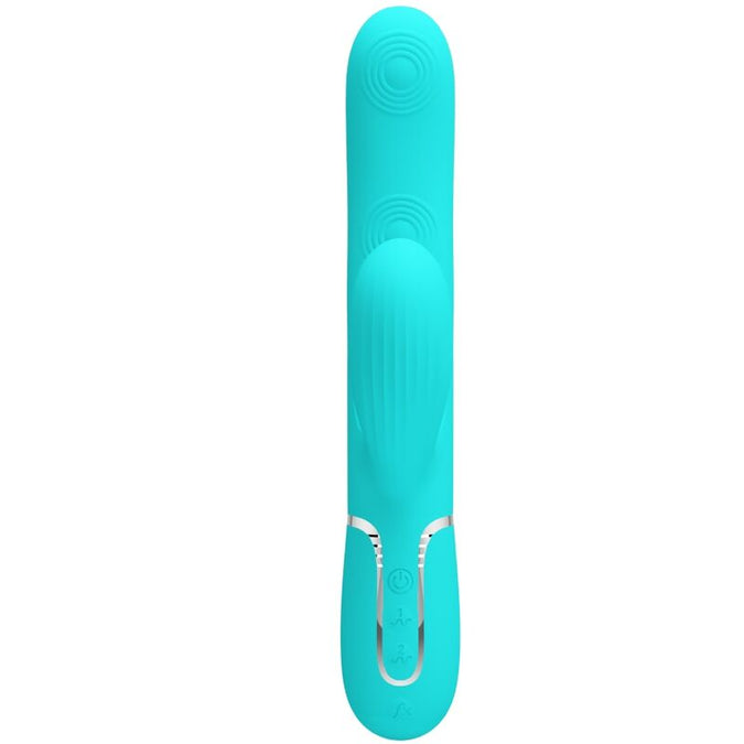 Pretty Love – Perlita Multifunctionele 3-in-1 G-Spot Vibrator Aqua Groen