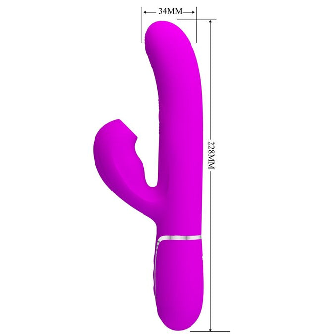 PRETTY LOVE - PERLITA MULTIFUNCTIONELE 3 IN 1 G-PUNT VIBRATOR PAARS
