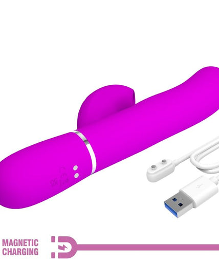 PRETTY LOVE - PERLITA MULTIFUNCTION 3 IN 1 G-SPOT VIBRATOR VIOLET