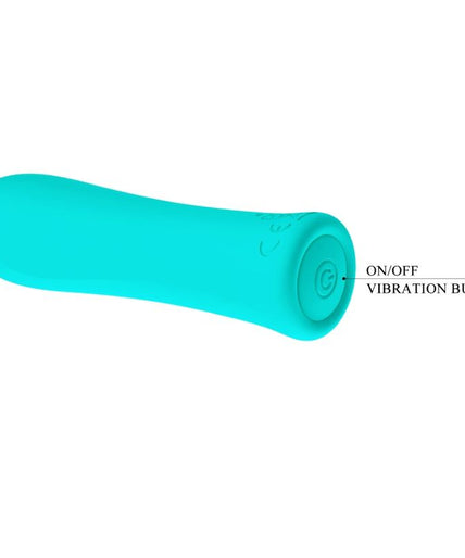 PRETTY LOVE - ALFREDA SUPER POWER VIBRATOR AQUA GREEN