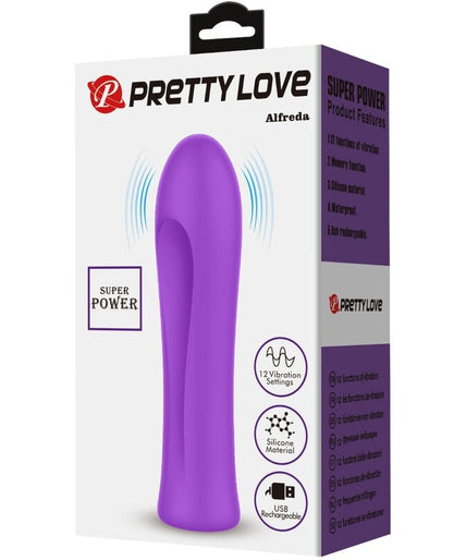 PRETTY LOVE - ALFREDA SUPER POWER VIBRATOR AQUA PURPLE