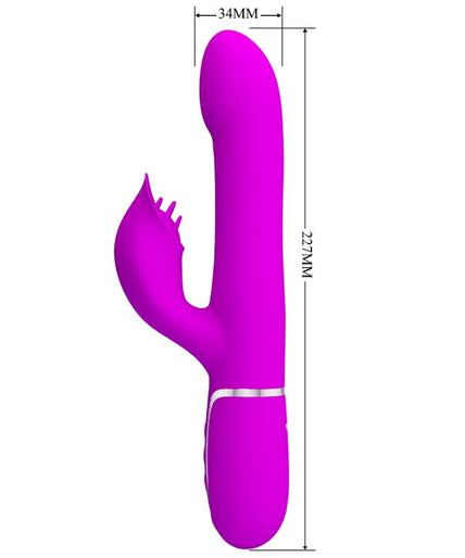 PRETTY LOVE - RABBIT VIBRATOR PEARLS VIOLET