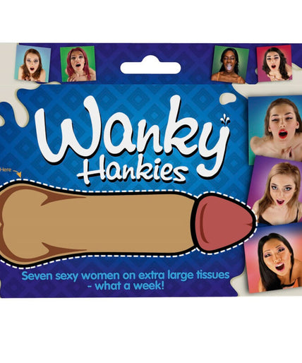 SPENCER & FLEETWOOD - WANKY HANKIES 7 EXTRA LARGE WOMEN'S HANDKERCHIEFS