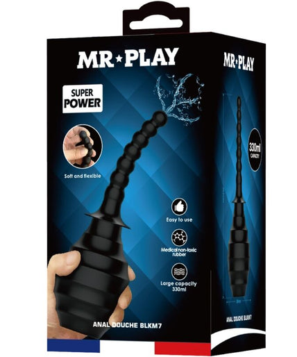MR PLAY - ANAAL DOUCHE BLKM7 SUPER POWER ZWART