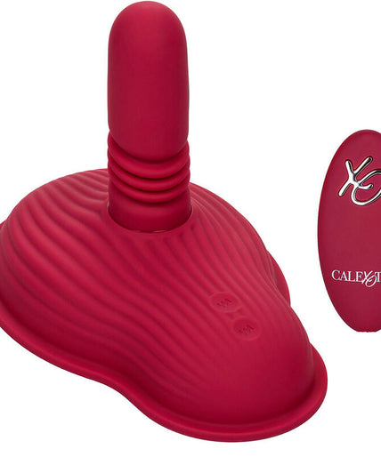 CALEXOTICS - RIDER MASSAGER DOUBLE MOTOR REMOTE CONTROL RED